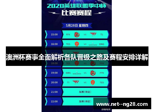 澳洲杯赛事全面解析各队晋级之路及赛程安排详解 澳洲杯赛事全面解析各队晋级之路及赛程安排详解